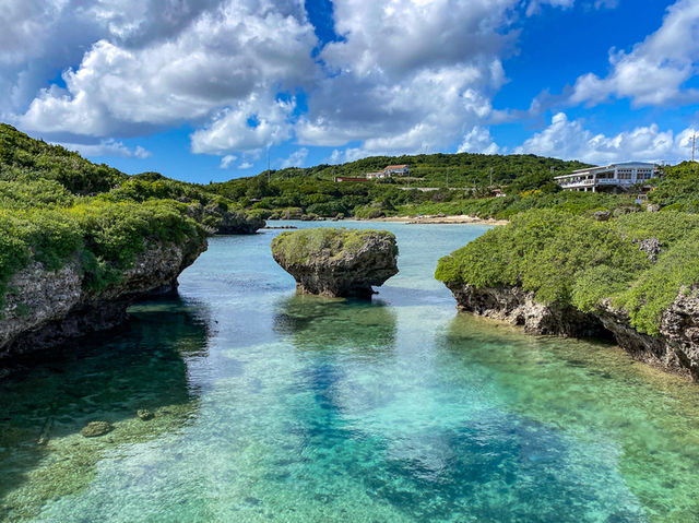 【海と入り江が作る楽園風景🏝️】イムギャーマリンガーデン（宮古島）