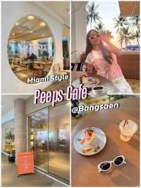 ไปบางแสนต้องแวะ! คาเฟ่ฟีลไมอามี่ 🏝️
