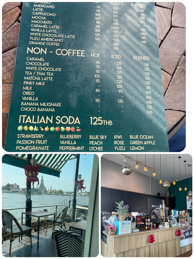 坐在這個cafe位置看鄭王廟很美