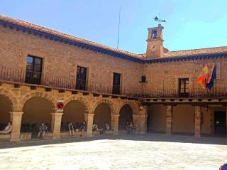 The Plaza Mayor is the heart of the town.