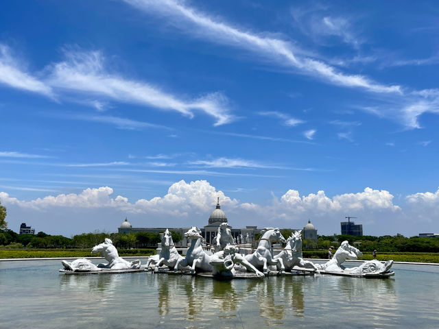 臺南奇美博物館-最大的私人美術館，強烈推薦入內參觀