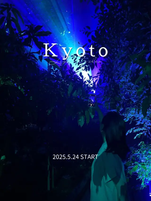 【京都】沉浸於幻想光影與音樂的植物園