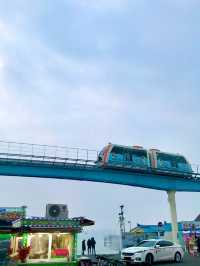 바다 위를 달리는 감성, 월미도에서 만나는 작은 여행🚆🌊 