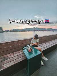 Sunset Sips at Starbucks Kampot ☕🌅