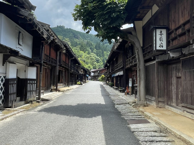 夏の日帰り妻籠宿