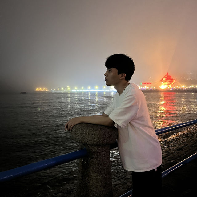 🌊 Qingdao Port: Two Faces, One City 💙✨