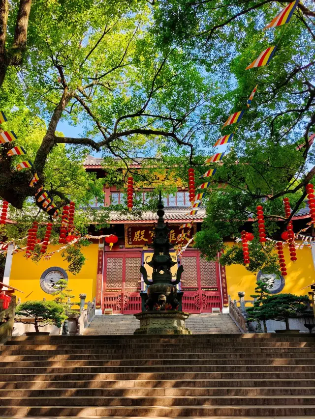 在靈隱寺祈福，不圓滿也心安