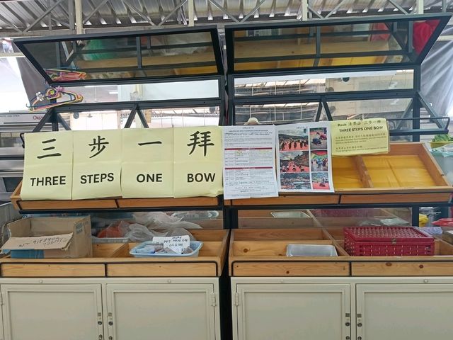 Finding some local vegetarian soul food at the Dharma Realm Guan Yin Sagely Monastery Food Center