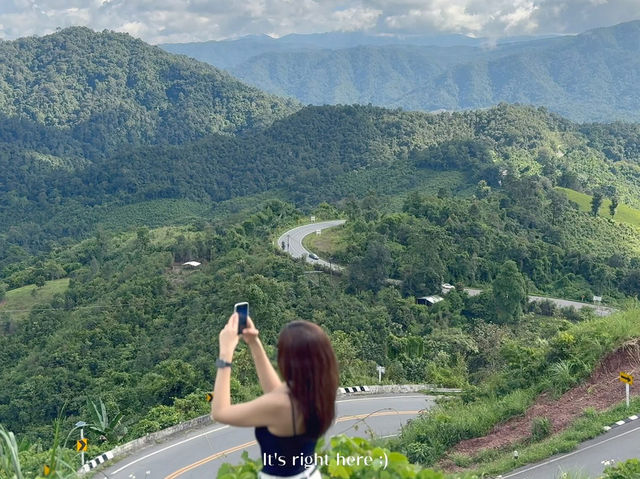 🌀 โค้งพับผ้า น่าน – เส้นทางสุดมหัศจรรย์ 