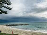 Walking by Cottesloe Beach