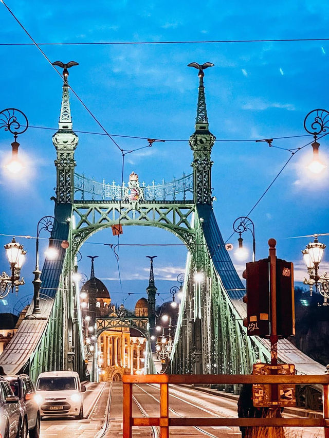 Crossing the Charm of Liberty Bridge in Budapest