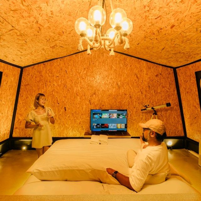 "Giant Cabin Glamp G2" ห้องพักสไตล์แกลมปิ้งเขาใหญ่