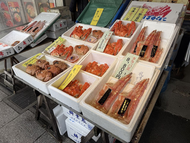 Nijo Market (ตลาดนิโจ)บุกตะลุยกินปูยักษ์ที่ซัปโปโร Nijo Market (ตลาดนิโจ)บุกตะลุยกินปูยักษ์ที่ซัปโปโร