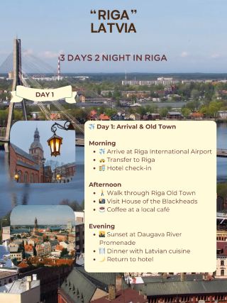 🇱🇻 Latvia 3 days  trip