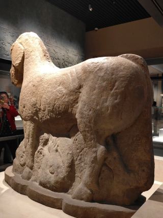 Horse Trampling on Xiongnu Warrior