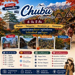 中部／日本阿爾卑斯6天5夜旅遊行程分享