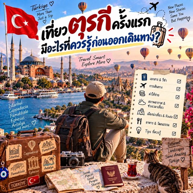 🇹🇷 🧳 เที่ยวตุรกีครั้งแรก มีอะไรที่ควรรู้ก่อนออกเดินทาง?
