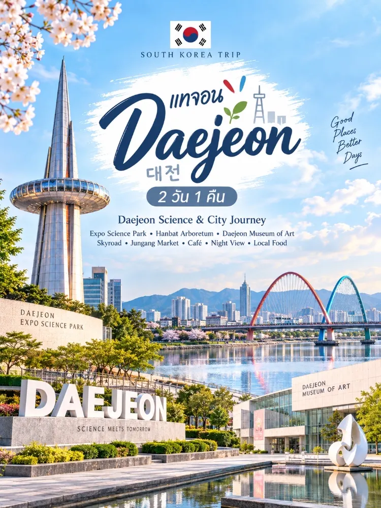 🌆 대전은 의외로 여행하기 좋은 소박한 한국 도시입니다. 🇰🇷
