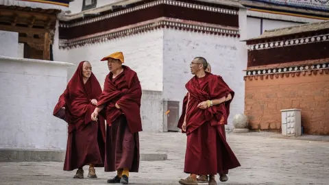 Discover Labrang Monastery and experience a thousand-year-old tradition of Tibetan Buddhism, home to the world's longest collection of prayer wheels amidst the Chinese mountains. — traveler post in Gansu
