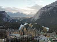 The iconic view Fairmont Banff Springs Hotel
