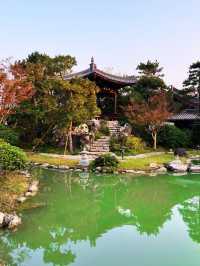 Парк с большой историей двух император в городе Фуян.