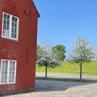 Red Houses in the Kastellet Fortress 🏡 