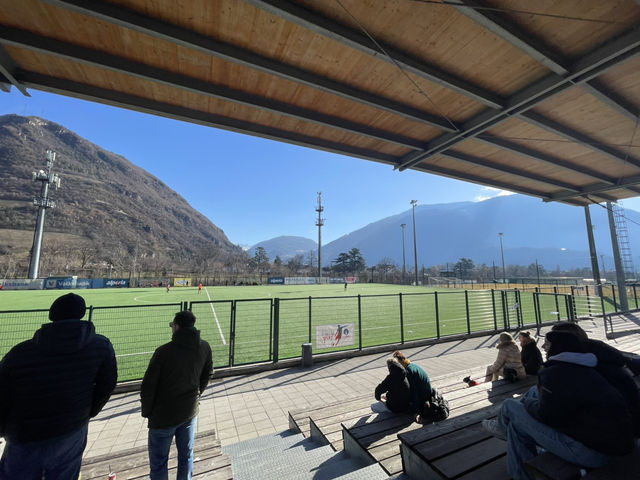 Stop by a football match 
