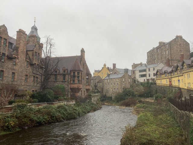 Dean Village. A quaint old mill town within walking distance of Edinburgh