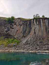 Stuðlagil Canyon, stunning basalt columns 