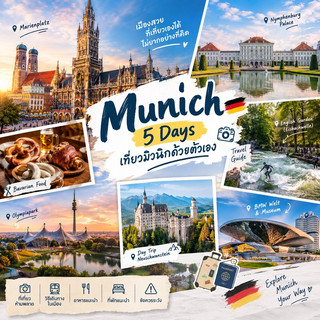 ðĐðŠ Munich 5 Days â āļāļđāđāļĄāļ·āļāđāļāļĩāđāļĒāļ§āļĄāļīāļ§āļāļīāļāļāđāļ§āļĒāļāļąāļ§āđāļāļ
