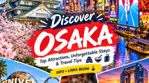 Uncover Osaka: Top Attractions, Unforgettable Stays & Travel Tips 🏯🍜 Info + Links Below 👇 — traveler post in Osaka