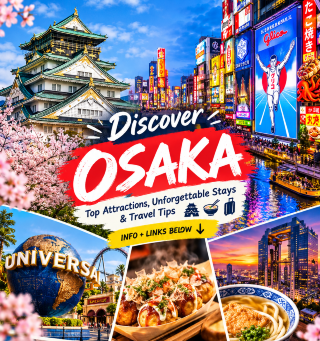 Uncover Osaka: Top Attractions, Unforgettable Stays & Travel Tips 🏯🍜 Info + Links Below 👇