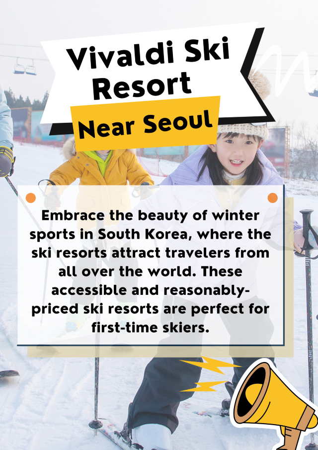 Skiing in Vivaldi Ski Resort Near Seoul~