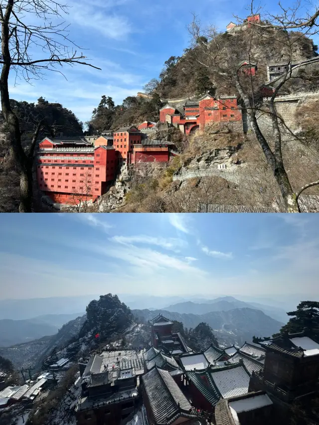 The Golden Summit of Wudang Mountain has withstood six hundred years of wind and rain, its candlelight never extinguished