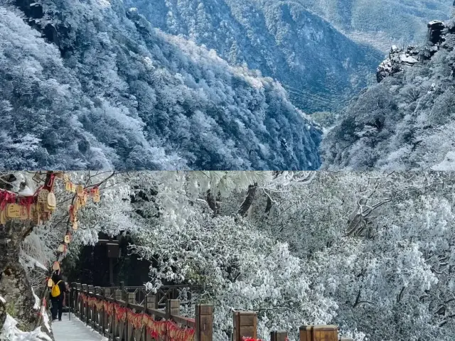 วิธีการเดินทางไปเที่ยวภูเขาวูโกวในวันหนาวที่ละเอียดยิบ | ได้รับการรักษาจากทิวทัศน์หิมะสีขาวเหมือนในนิทาน!