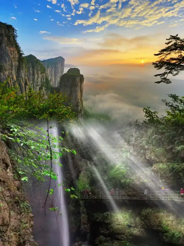 Enshi, Hubei, is the best place to experience outdoor mountain climbing and natural oxygen bars