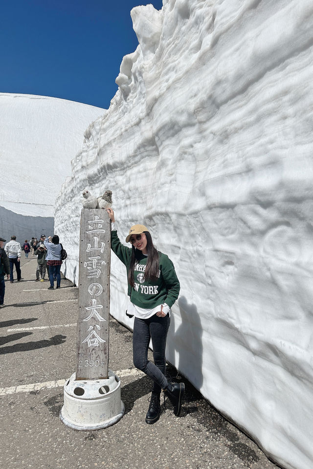 每年只限定兩個月的20米高大雪牆太震撼了