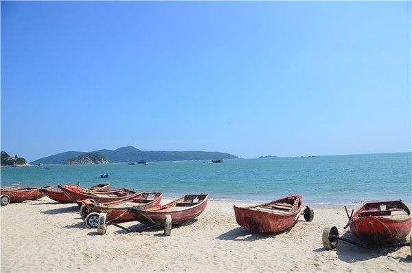 江門市上，下川島旅遊度假。