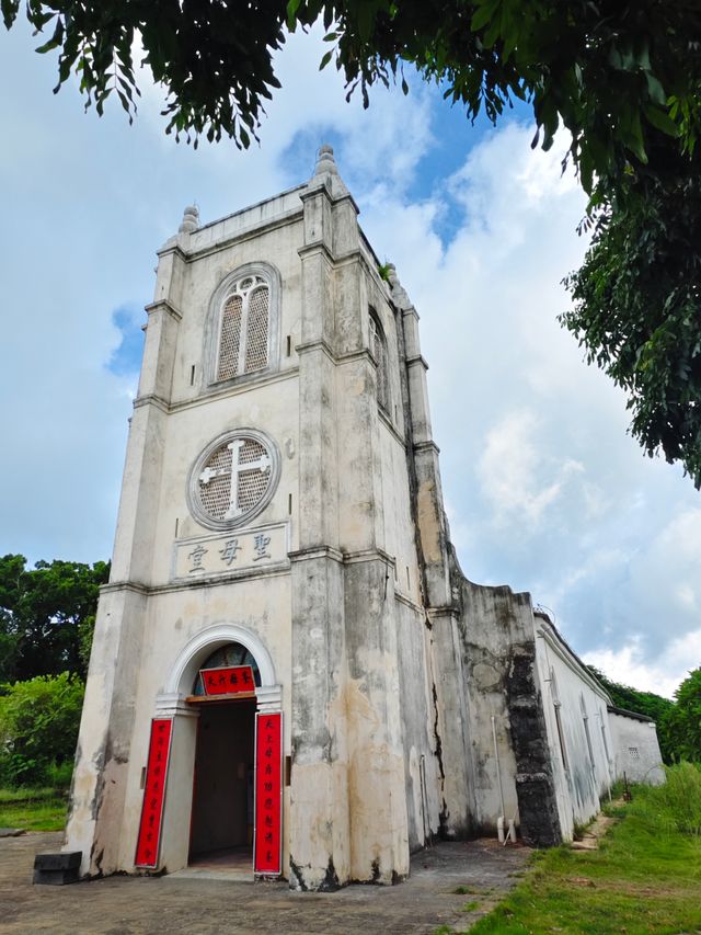 廣西.北海市.涠洲島城仔教堂舊址。