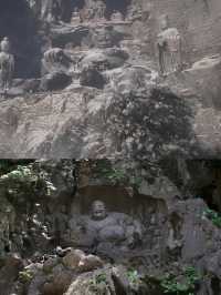 《黑神話:悟空》中的大肚彌勒佛在福州瑞岩山國慶安全。