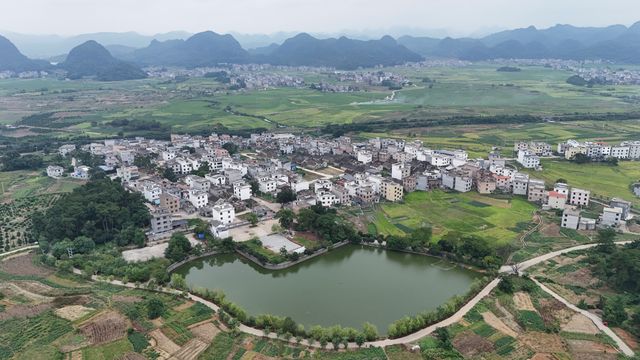 廣西富川大蓮塘古村。