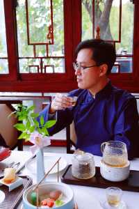 東郊賓館裡的唯美古風下午茶。