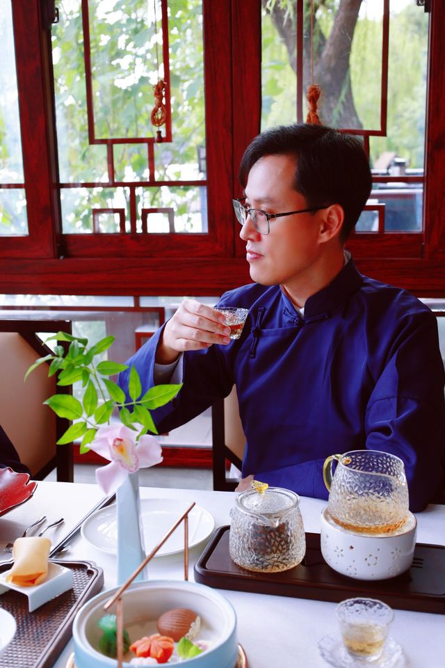 東郊賓館裡的唯美古風下午茶。