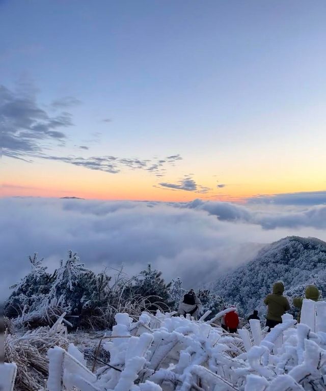 杭州出發｜12月23日 太子尖觀雪賞霧凇