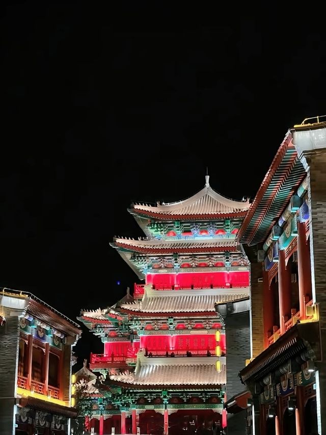 滄州南川樓的夜景，依然如此美麗