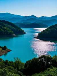 高山水庫變成了湖·高空步道美景盡收