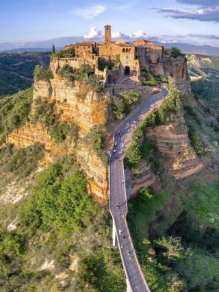 Civita di Bagnoregio - The Castle in the Sky from the World of Hayao Miyazaki