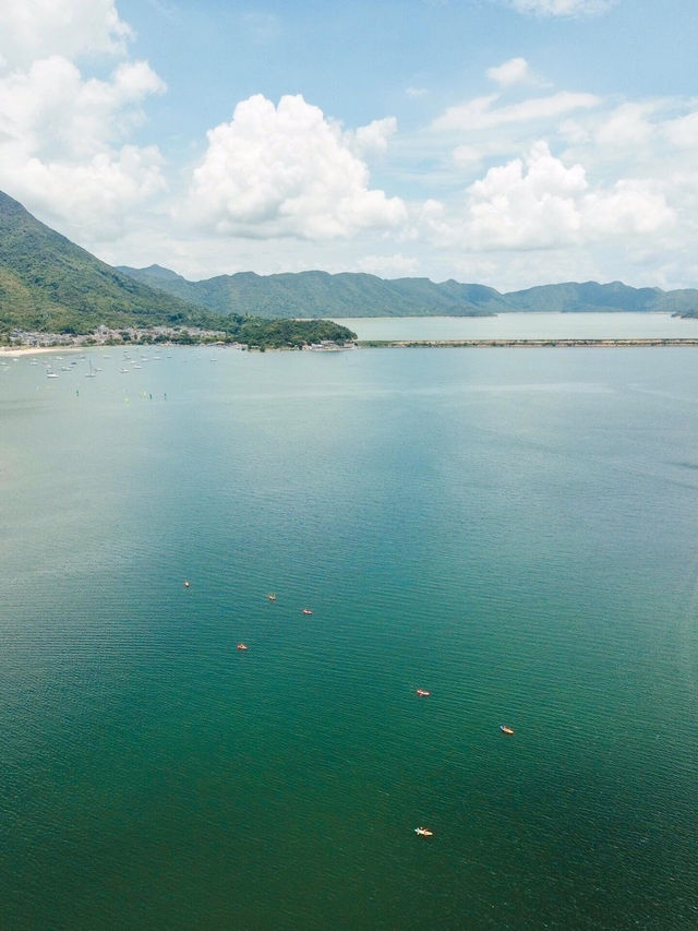 🏝️香港大尾督村，皮划艇的海上樂園