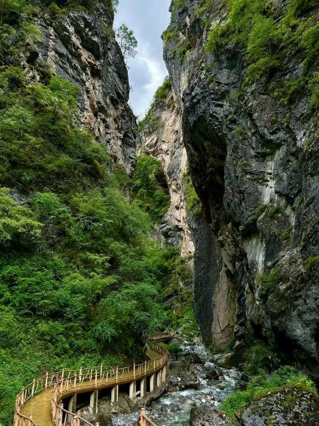山門半開迎朝露，藏寨深眠枕星河