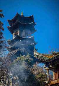 昆明周邊冷門古剎 | 8元打卡600年盤龍寺！
